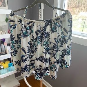 Lush cold shoulder blouse